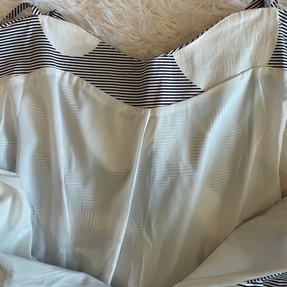 Bonsui Front Knot White & Black A-Line Sundress - Picture 9 of 13